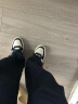 EaerGce品牌轻奢男鞋夏季透气新款百搭时尚板鞋高品质牛皮防臭平底休闲鞋 黑白 42 晒单实拍图
