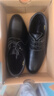 海澜之家HLA皮鞋男正装商务皮鞋秋冬德比鞋子HAAPXM4DBG332 黑色加绒42 实拍图