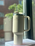 STANLEY Quencher巨无霸吸管杯办公车载水杯不锈钢保温杯1.18L-米白色 晒单实拍图