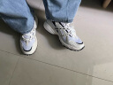 亚瑟士ASICS复古慢跑鞋男女同款老爹鞋运动休闲鞋舒适运动鞋 GEL-1090 烟灰色 40.5 实拍图