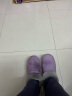 美瑞家秋冬季居家用男女情侣毛棉拖鞋包跟保暖加厚底防滑带跟月子带后跟 紫色 40-41(适合37-38脚) 晒单实拍图
