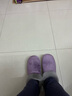 美瑞家秋冬季居家用男女情侣毛棉拖鞋包跟保暖加厚底防滑带跟月子带后跟 紫色 40-41(适合37-38脚) 实拍图