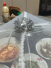 目送（musong）家用盖菜罩伞罩大号可折叠餐桌剩饭食物罩防蚊防尘防苍蝇透气菜罩 长方形灰色素面 实拍图