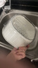 优勤（YOUQIN）洗菜盆双层沥水篮厨房用品客厅茶几家用水果盘篮子盆子淘菜盆 2.5L 【白色中号】双层沥水篮 实拍图