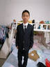 鼎玛仕儿童西服套装男童小西装花童礼服韩版中大童主持人男孩钢琴演出服 新升级抗菌黑色6件套（含马甲） 150 码 身高145-150cm 重72-80斤 实拍图