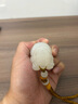 卓靓【珍藏级】新疆和田玉羊脂玉貔貅手把件和田白玉籽料貔貅把玩件挂 实拍图