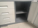 信京办公文件柜铁皮柜矮柜抽屉员工档案资料柜储物柜高580偏四抽灰框 实拍图
