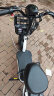 爱玛（AIMA）电动自行车48V12AH新国标电动车轻便助力电瓶车 雷霆 星空白 实拍图