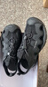 骆驼（CAMEL）男士户外休闲运动凉鞋包头洞洞沙滩鞋 G13M076103 黑色 42 实拍图