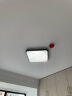 雷士（NVC）LED传统吸顶灯 卧室餐厅书房灯具 现代简约AI语音控制方形灯饰 实拍图