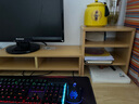 霓峰电脑增高架显示器托架垫高底座台式支架桌面收纳架子办公桌置物架 加厚款双层-原木色【组合装】 实拍图