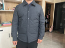 海澜之家（HLA）羽绒服男款轻商务时尚翻领外套男冬季 蓝灰54 M 170/88A 推荐125~136斤 实拍图