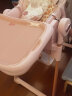 mommark婴幼儿餐椅宝宝吃饭椅便携折叠儿童餐椅多功能婴儿学坐椅免安装 维洛斯粉Pro（免安装/置物篮/万向轮） 实拍图
