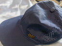 JEEP SPIRIT吉普夏季棒球帽男士运动帽子防晒网帽透气大头围速干帽薄款鸭舌帽 深蓝色 加大码（59-62cm）可调节 实拍图