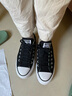匡威（Converse）官方All Star Lift女低帮帆布鞋典厚底鞋黑色560250C 黑色/560250C 36 实拍图