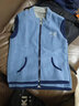 南极人Nanjiren儿童背心男童秋冬儿童摇粒绒马甲保暖背心马甲舒适内搭外穿 蓝色 140  实拍图
