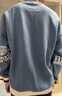 稻草人（MEXICAN）卫衣男春秋季潮流宽松长袖t恤青少年圆领上衣服 雾霾蓝加绒 XL  实拍图