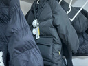 嘟嘟家儿童棉服冬装男童冬季加厚外套女童保暖棉袄宝宝卡通连帽童装上衣 黑色 90cm 实拍图
