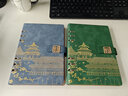 淼许 国潮活页笔记本子故宫文创高颜值记事本可拆卸日记本盖章收集本生日礼品升学宴伴手礼可定制 A5复古绿丨加厚240页 实拍图
