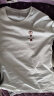 澳贝妮新疆重磅纯棉t恤男女同款中国风国潮短袖打底衫ins夏季大码半袖潮 F624 中国红球 L  110-125斤 实拍图