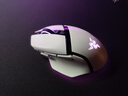 雷蛇（Razer） 鼠标巴塞利斯蛇无线 小巴蛇游戏X极速蓝牙充电lol有线人力工学cf鼠标LOL V3专业版 白色（无线三模 3万DPI 幻彩灯） 实拍图