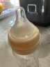 舒婴奶瓶新生婴儿玻璃奶瓶 早产儿防胀气呛奶 宽口径宝宝奶瓶断奶神器 自然S码玻璃 200ml 0-3个月 实拍图
