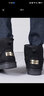 森馬（Senma）潮流简约百搭保暖加绒棉鞋短筒情侣雪地靴男718414704 黑色 40码 实拍图