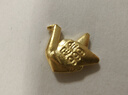 周六福情人节礼物 黄金999元宝金条小金豆爱心赏金玩咖投资金系列 计价 千纸鹤 - 2g 实拍图