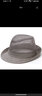 万宏达遮阳帽中老年帽子男夏天草帽礼帽凉帽休闲户外网眼帽老人爸爸 气质雾霾灰（90%顾客选择） M(56-58cm)可调节 实拍图