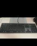 双飞燕（A4TECH）FX50 有线键盘剪刀脚轻音笔记本电脑外接台式家用办公打字专用飞时代薄膜键盘 铁灰 晒单实拍图