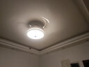 飞稳吊扇灯带蓝牙音响轻奢水晶隐形风扇灯餐厅卧室客厅带电风扇吊灯 带蓝牙音响-吸顶款_48寸遥控/APP 实拍图