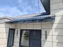 松夏户外 SONGXIA OUTDOOR简约现代大水槽铝合金雨篷门头雨搭户外阳台庭院窗户静音遮阳雨棚 加厚水槽铝合金支架+实心耐力板 伸出50*长度100cm雨棚配2个支架 实拍图
