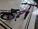 永久儿童自行车6-10-15岁以上中大童变速减震山地车单车赛车男女孩 十刀-粉紫【减震碟刹/整车发货】 20寸7速【适合130-155cm】 实拍图