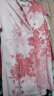 迪菲丽格高端粉色印花连衣裙女夏季2024新款小个子时尚短袖西装裙 图片色 XL 晒单实拍图
