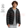 安德玛（UNDERARMOUR）冬季新款Core男子连帽运动短款鸭绒保暖羽绒服6001970黑色001 XXL 实拍图