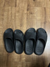 李宁（LI-NING）游泳拖鞋新款男女一字拖透气舒适凉拖游泳沙滩水上运动拖鞋 LNXU931-1黑色（偏大/选小一码） 39-40 245mm 实拍图