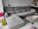 欣雨禾皮沙发专用垫 真防滑坐垫冬季透气布艺简约组合沙发保护套罩四季 防滑升级灰色 贵妃L型定制一张 实拍图