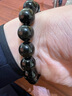 玉致天然金曜石猫眼黑曜石貔貅手链风水寓意补水手串节日礼物带证书 男款12mm【貔貅头朝左】 实拍图