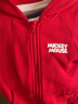 迪士尼童装男童套装潮酷米奇外套套装3件套 大红 120cm 实拍图