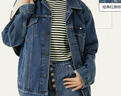 Levi's李维斯情侣同款美式经典复古休闲时尚潮牌修身牛仔夹克外套 深蓝色 S 实拍图