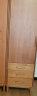 源氏木语全实木衣柜中古樱桃木储物柜拉手柜门衣橱卧室衣帽间柜子 樱桃木组合(单门+双门+双门带镜 晒单实拍图