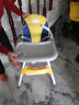 Baby Phoenix 宝宝餐椅儿童座椅婴儿餐桌椅吃饭靠背椅成长椅凳子家用便携可调 【可调节】(双层餐盘+置物袋)蓝 晒单实拍图