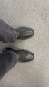 斯凯奇（Skechers）秋冬男鞋一脚蹬皮鞋休闲商务鞋舒适软底上班通勤鞋204702 全黑色/BBK 40 实拍图