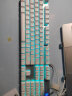 惠普（HP）GK400F游戏键盘 机械键盘 办公笔记本电脑键盘 LOL吃鸡CF电竞外设冰蓝光有线键盘 银白色 茶轴 实拍图