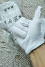36/24双白手套礼仪棉质文玩汗布耐磨加厚文玩工作作业防滑薄款夏季 实拍图