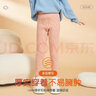 浪莎（LangSha）儿童保暖裤冬季男女童加绒加厚秋裤中大男女孩校服神器内穿打底裤 粉色兔子 160 建议身高150-160cm 实拍图