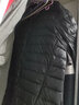 啄木鸟轻薄羽绒服男秋冬季款外套男连帽情侣加绒保暖袄子冬装上衣服男装 1800-1黑色【立领款】 XL （120-140斤） 实拍图