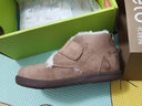 卡特兔童鞋儿童雪地靴男宝宝棉鞋加绒女童学步鞋毛毛鞋婴儿冬季机能鞋子 棕色 28 内长17.5cm  脚长16.3-16.9 实拍图