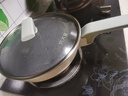 炊大皇 平底锅不粘锅 麦饭石色多功能煎锅26cm 电磁炉通用倾城QCM26PA 实拍图