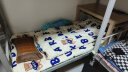 艾薇 磨毛床单 学生宿舍单人卡通床单被单单件 幸运熊152*210cm 实拍图